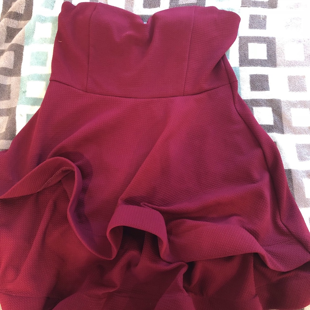 Strapless Short Dress